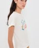 RE/DONE RE/DONE Redone x Disney Alice Late Classic Tee Vintage White - 4