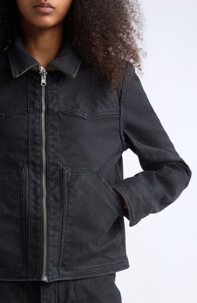 Re/Done Re/Done Rewind Devon Flocked Denim Jacket