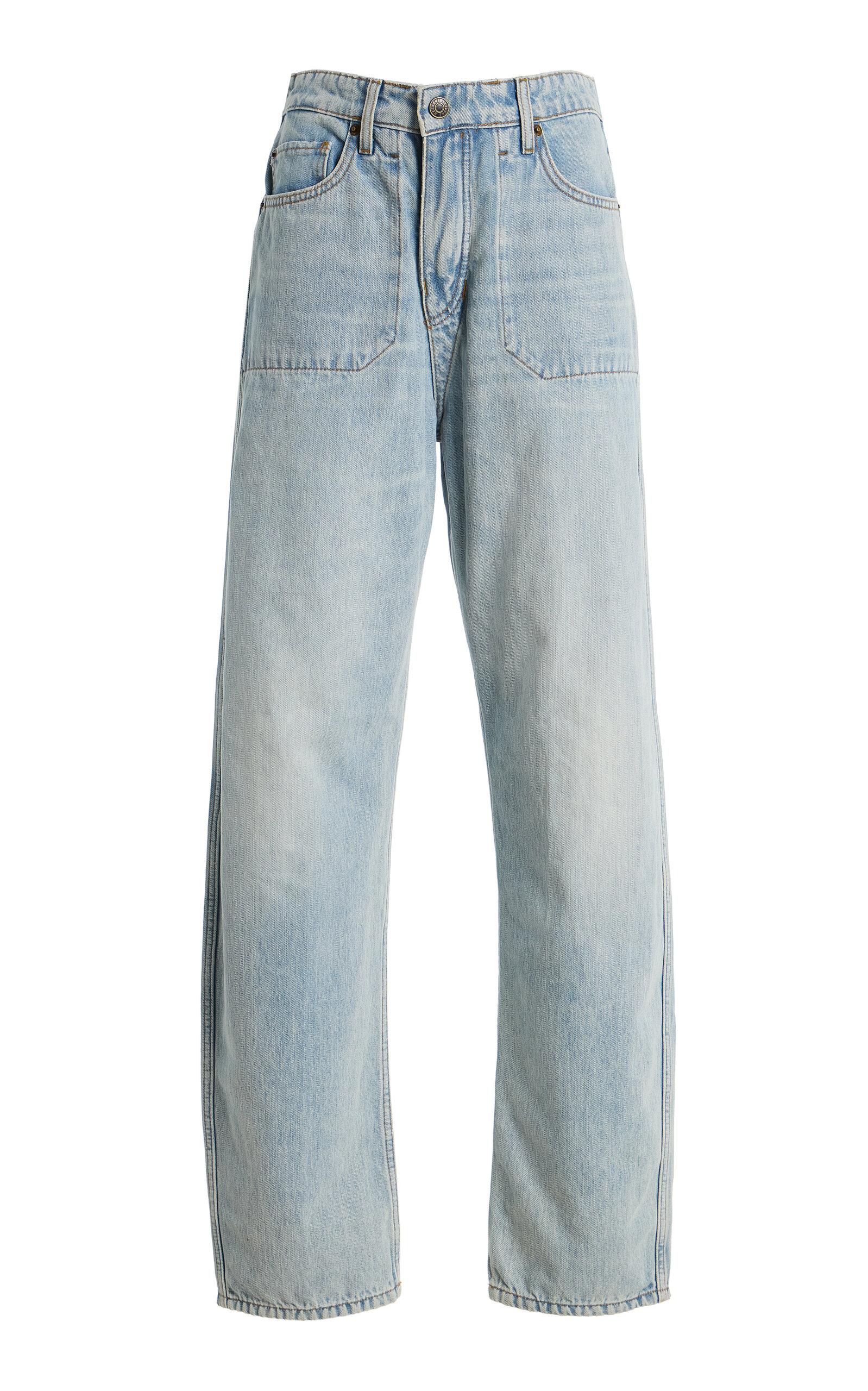 Re/done Re/done Rewind Reversible Rigid MidRise WideLeg Jeans