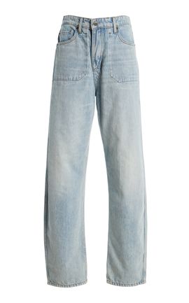 Re/done Re/done Rewind Reversible Rigid MidRise WideLeg Jeans