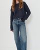 RE/DONE RE/DONE Rowe Cashmere Pullover Navy - 5