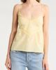 Re/Done Re/Done Sofia Lace Trim Camisole - 1