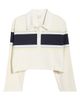 Re/Done Re/Done Stripe Cotton Crop Rugby Polo - 5