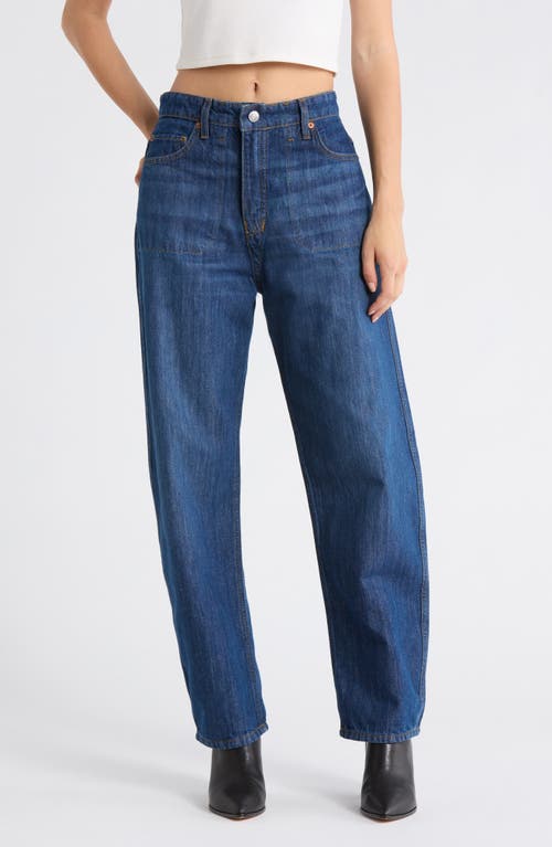 Re/Done Re/Done The Rewind Reversible High Waist Crop Barrel Leg Jeans