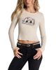 Re/done Re/Done Waffle Baby Long Sleeve Graphic Tee - 1