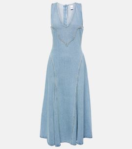 Re/Done Re/Done Western denim midi dress