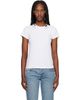 Re/Done Re/Done White Hanes Edition 1960s Slim T-shirt - 1