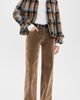 RE/DONE RE/DONE Wide Leg Flocked Jeans Beige Flock - 5