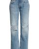 Re/Done Re/Done Women's Comfy '90s High Waist Straight Leg Jeans - 5