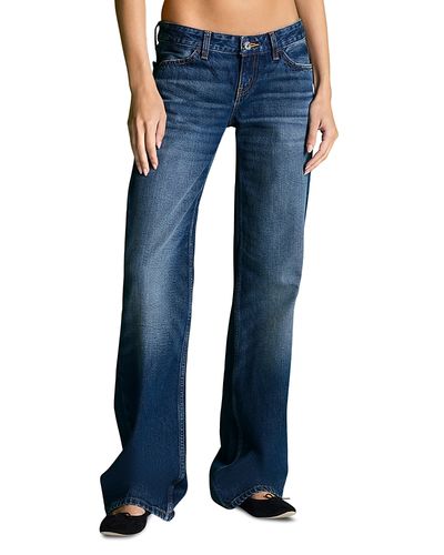 Re/done Re/Done Woolf Low Rise Bootcut Jeans in Fantasy Fade