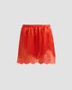 RE/DONE Women's Alexis Silk-Blend Lace Slip Mini Skirt - 1
