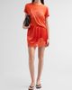 RE/DONE Women's Alexis Silk-Blend Lace Slip Mini Skirt - 2