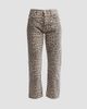 RE/DONE Women's Blondie Leopard Mid-Rise Jeans - 1