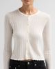 RE/DONE Women's Isabelle Rib-Knit Cardigan - 5