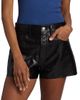 Re/done Women's Leather A-Line Shorts - 3