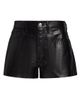 Re/done Women's Leather A-Line Shorts - 8