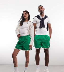 Reebok Reebok 4" woven shorts in green - exclusive to ASOS