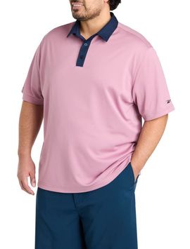 Reebok Reebok Big & Tall Contrast Solid Polo Shirt