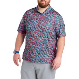Reebok Reebok Big & Tall Island Floral Americana Polo Shirt