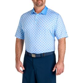 Reebok Reebok Big & Tall Mosaic Geometric Performance Polo Shirt