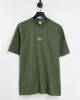 Reebok Reebok central logo t-shirt in olive green - exclusive to ASOS - 1