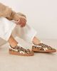 Reebok Reebok Club C Grounds in leopard print with pony hair-Neutral - 1