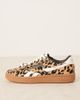 Reebok Reebok Club C Grounds in leopard print with pony hair-Neutral - 2