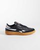 Reebok Reebok Club C Revenge trainers in black with gum sole - 1