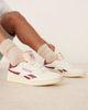 Reebok Reebok Club C Revenge Vintage sneakers in white with burgundy details - 3