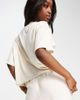 Reebok Reebok cropped t-shirt in off white - CREAM - 3