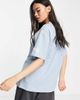 Reebok Reebok freestyle oversized t-shirt in baby blue - 2
