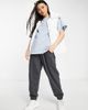 Reebok Reebok freestyle oversized t-shirt in baby blue - 4