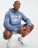 Reebok Reebok Identity fleece hoodie in blue slate - part of a set - 1