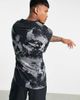 Reebok Reebok jersey t-shirts in black and gray wash - 3