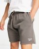 Reebok Reebok logo shorts in taupe brown - exclusive to ASOS - 2