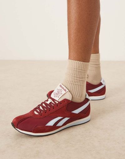 Reebok Reebok R400 sneakers in burgundy-Red