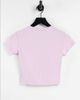 Reebok Reebok ribbed crop t-shirt in pastel pink - 4