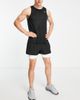 Reebok Reebok Running Speedwick logo tank top in black - 3