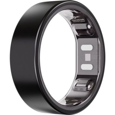Reebok Reebok Smart Ring- Unisex-Matte Black, Fitness Ring-Wearable Technology-Fitness and Sleep Tracker-Monitors Wellbeing and Recovery 