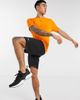 Reebok Reebok Training small logo t-shirt in orange - 1