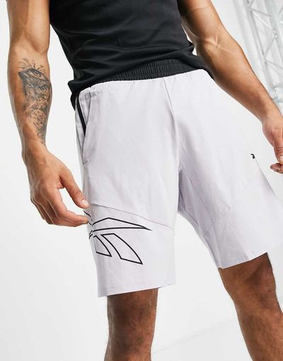 Reebok Reebok United by Fitness epic shorts in sterling gray