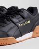 Reebok Reebok Workout Plus sneakers in black with brown sole - 4