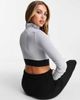 Reebok Reebok x Cardi B ribbed crop top in gray - 2