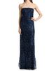 Reem Acra Women's Beaded Sequin Strapless Column Gown - 2