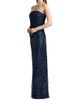 Reem Acra Women's Beaded Sequin Strapless Column Gown - 4
