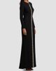 Reem Acra Women's Crêpe Crystal Detail Column Gown - 3