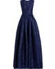 Reem Acra Women's Metallic Brocade Belted Ballgown - 1