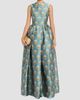 Reem Acra Women's Metallic Brocade Gown - 2