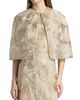 Reem Acra Women's Raffia Metallic Capelet - 3