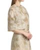 Reem Acra Women's Raffia Metallic Capelet - 4